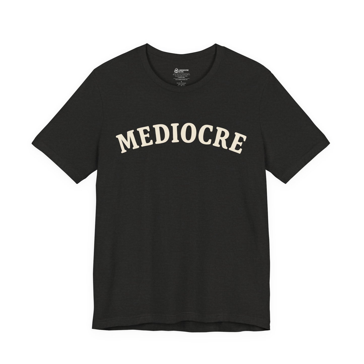 Mediocre Varsity Short Sleeve Tee