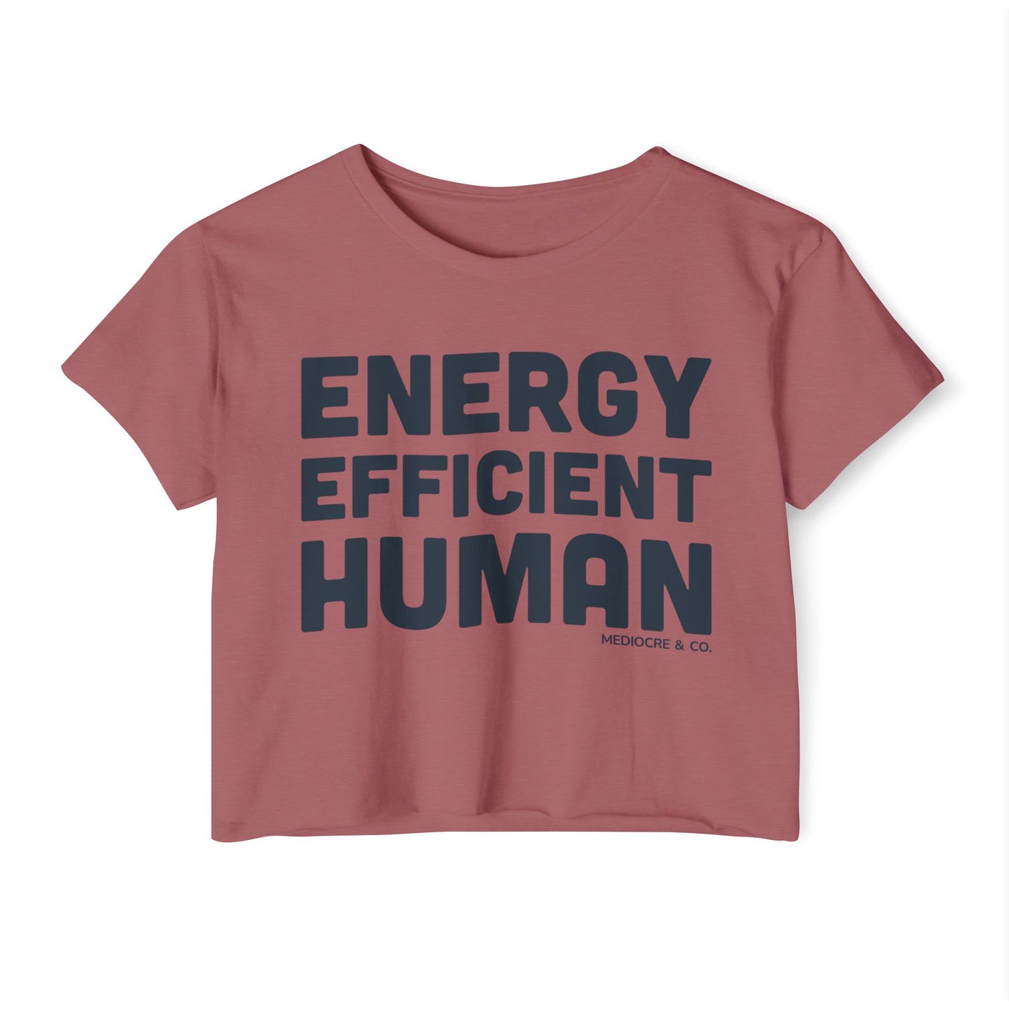 Energy Efficient Human Festival Cropped Tee