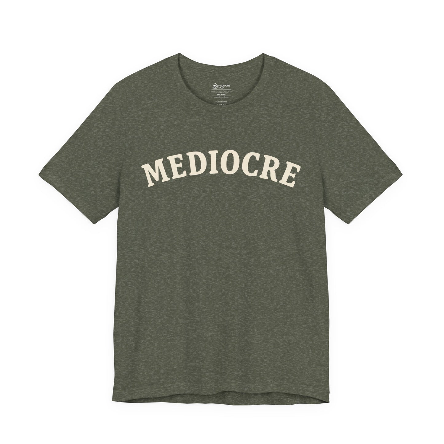Mediocre Varsity Short Sleeve Tee
