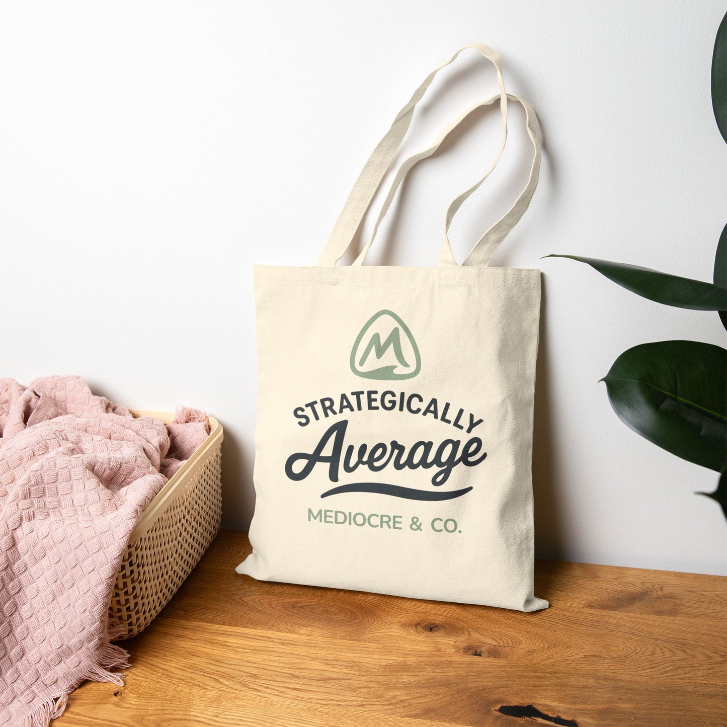 Strategically Average Eco Tote Bag