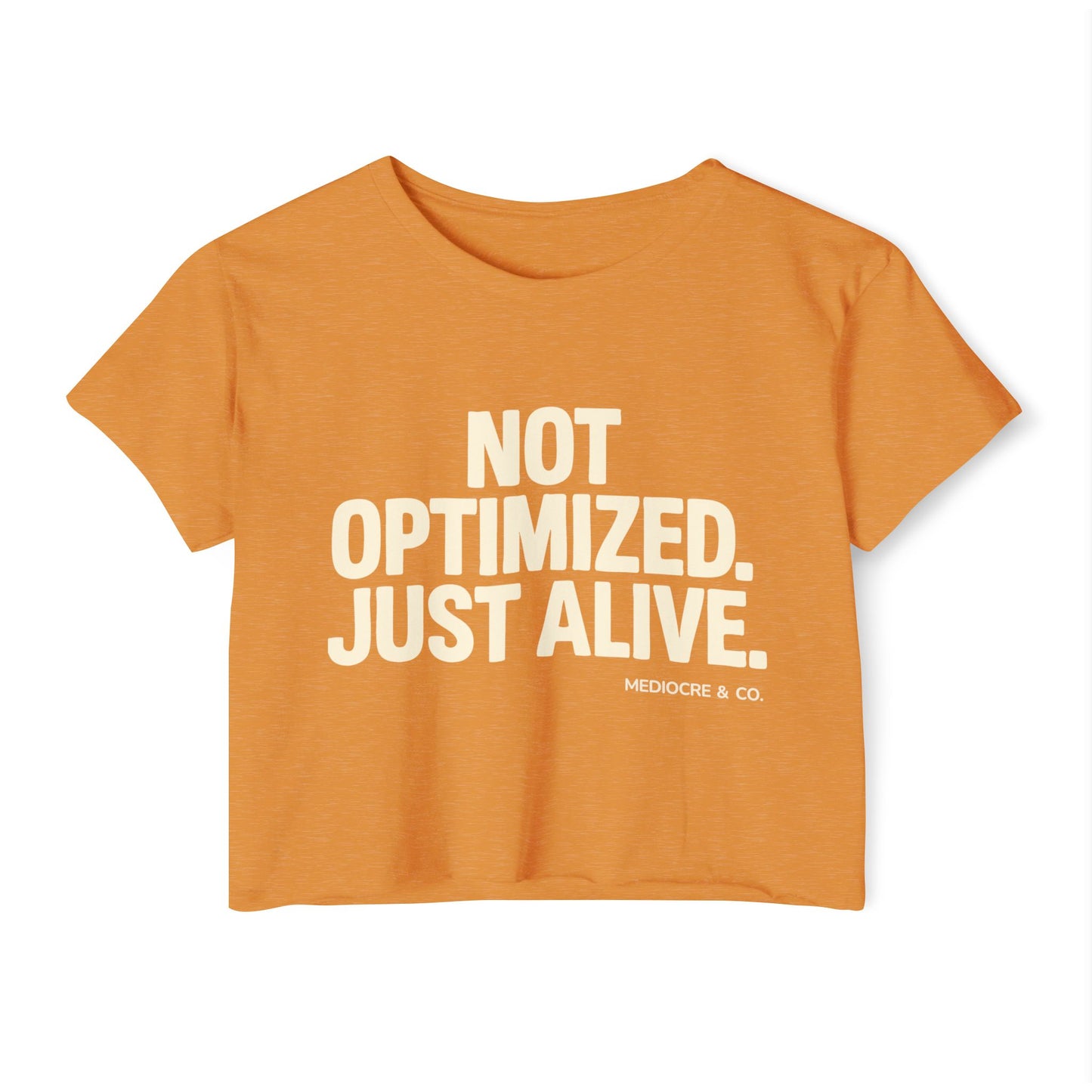 Not Optimized Festival Cropped Tee