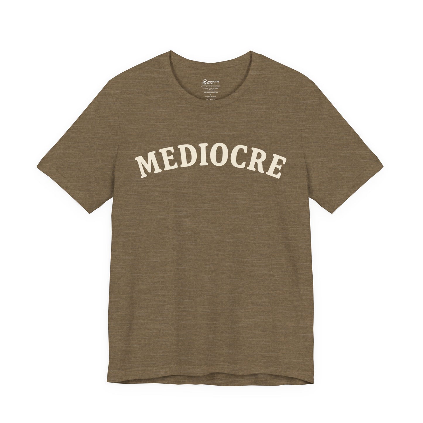 Mediocre Varsity Short Sleeve Tee