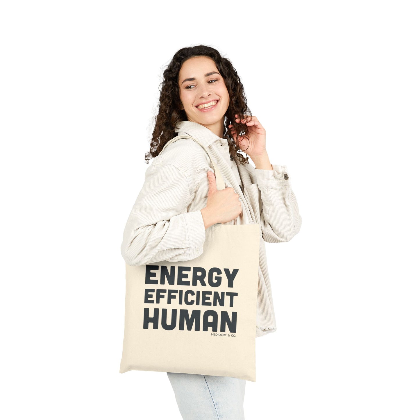 Energy Efficient Human Eco Tote Bag