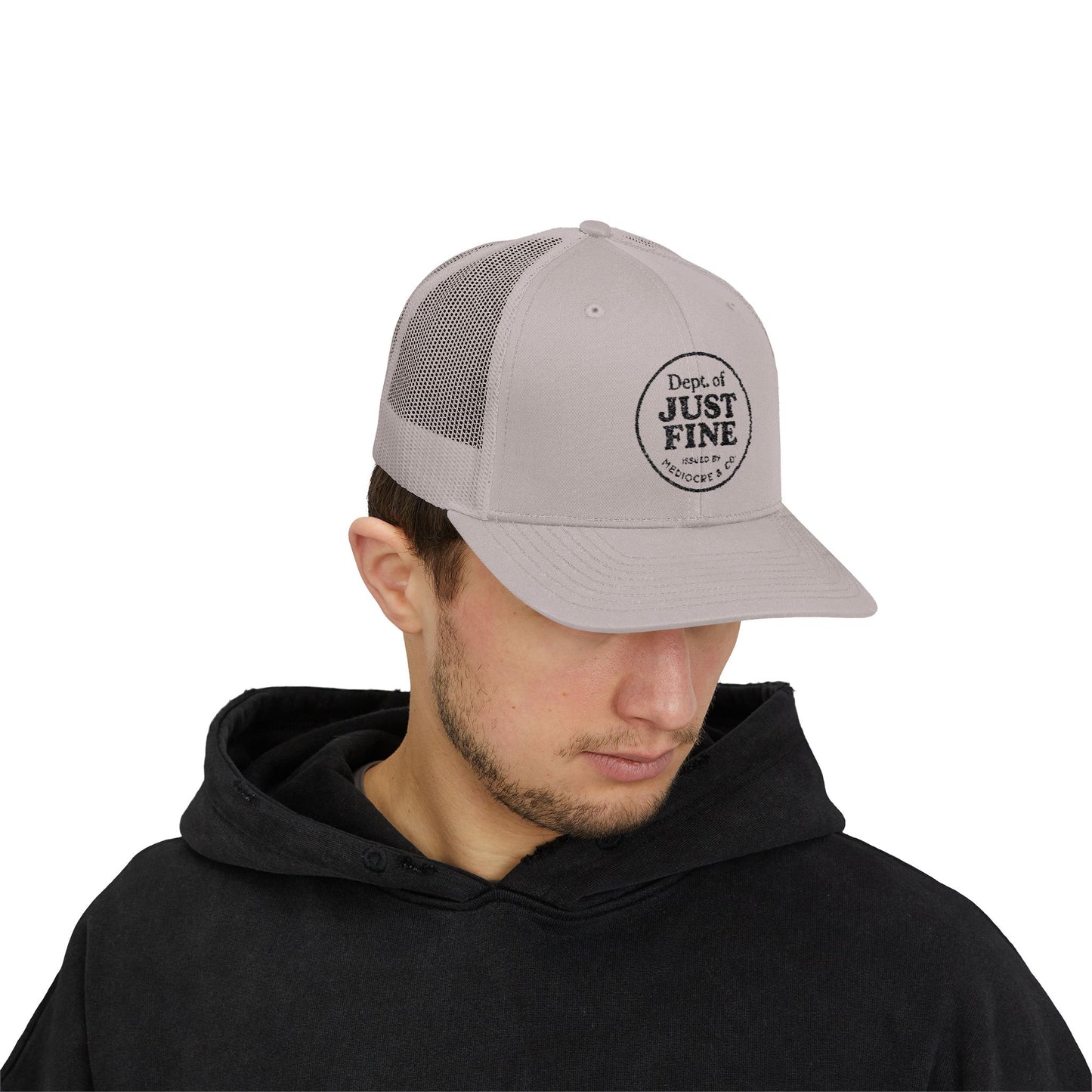 Dept. of Just Fine Trucker Hat