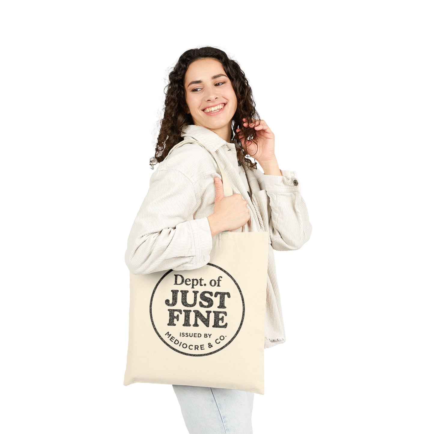 Dept. of Just Fine Eco Tote Bag