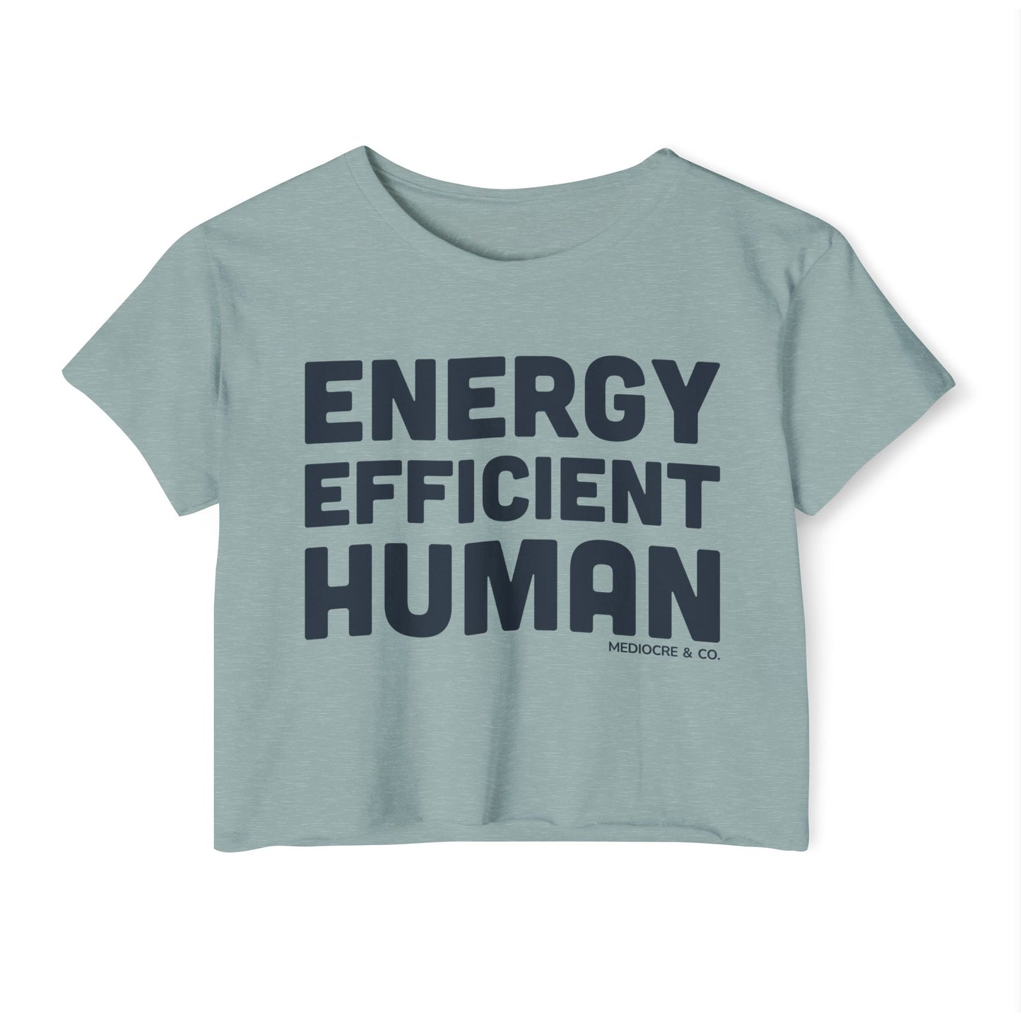 Energy Efficient Human Festival Cropped Tee