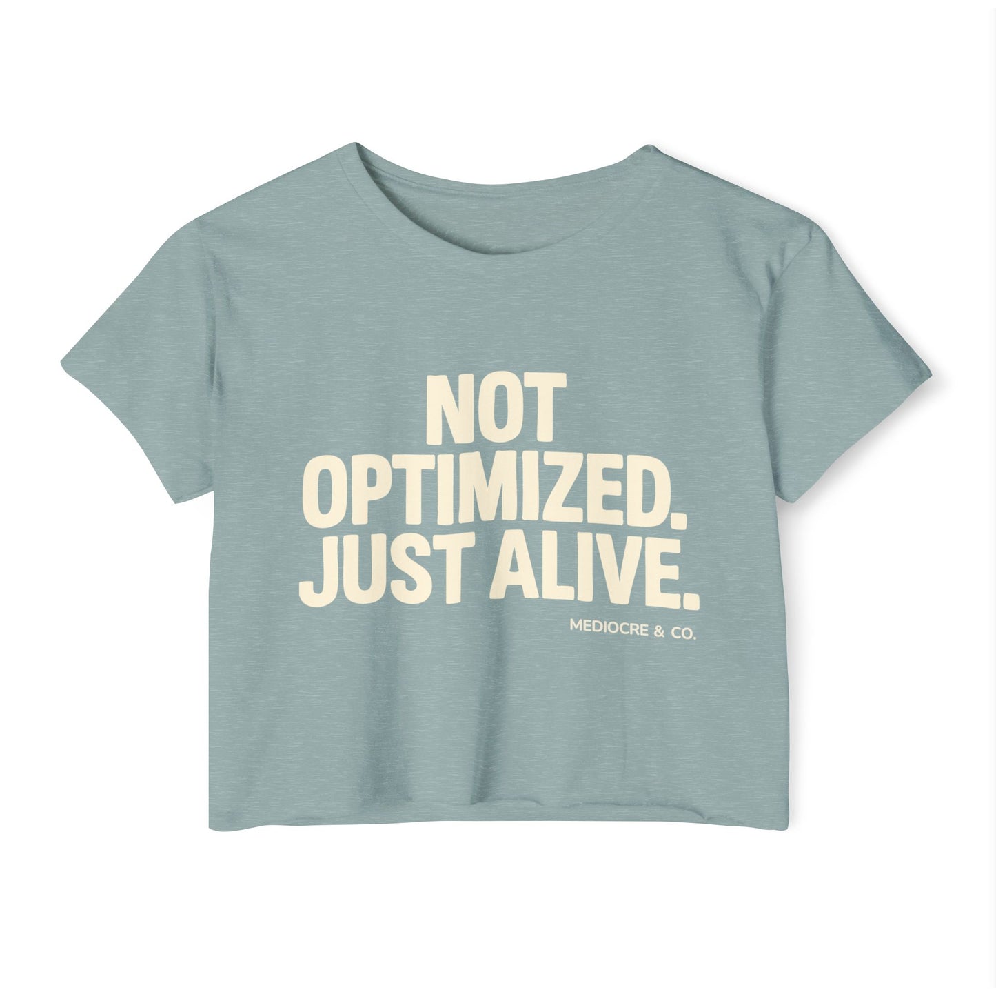 Not Optimized Festival Cropped Tee