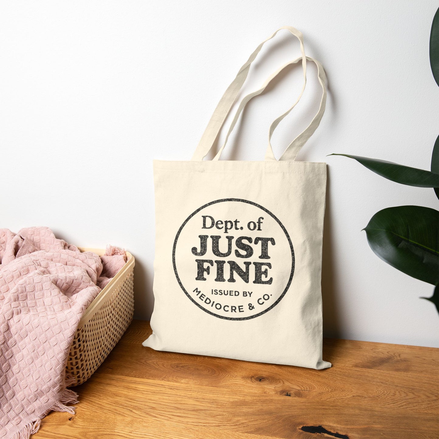 Dept. of Just Fine Eco Tote Bag