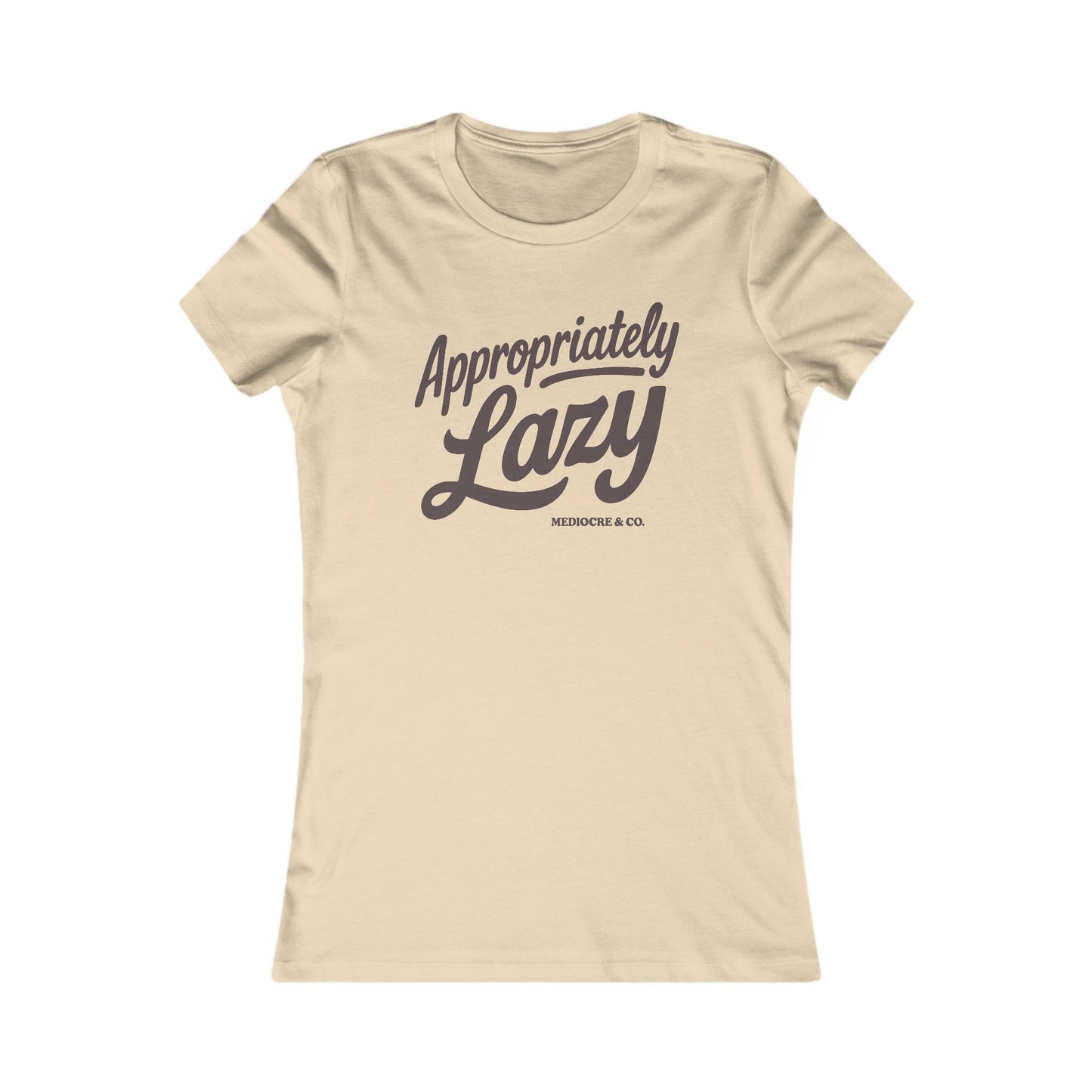 Appropriately Lazy Slim Fit Tee