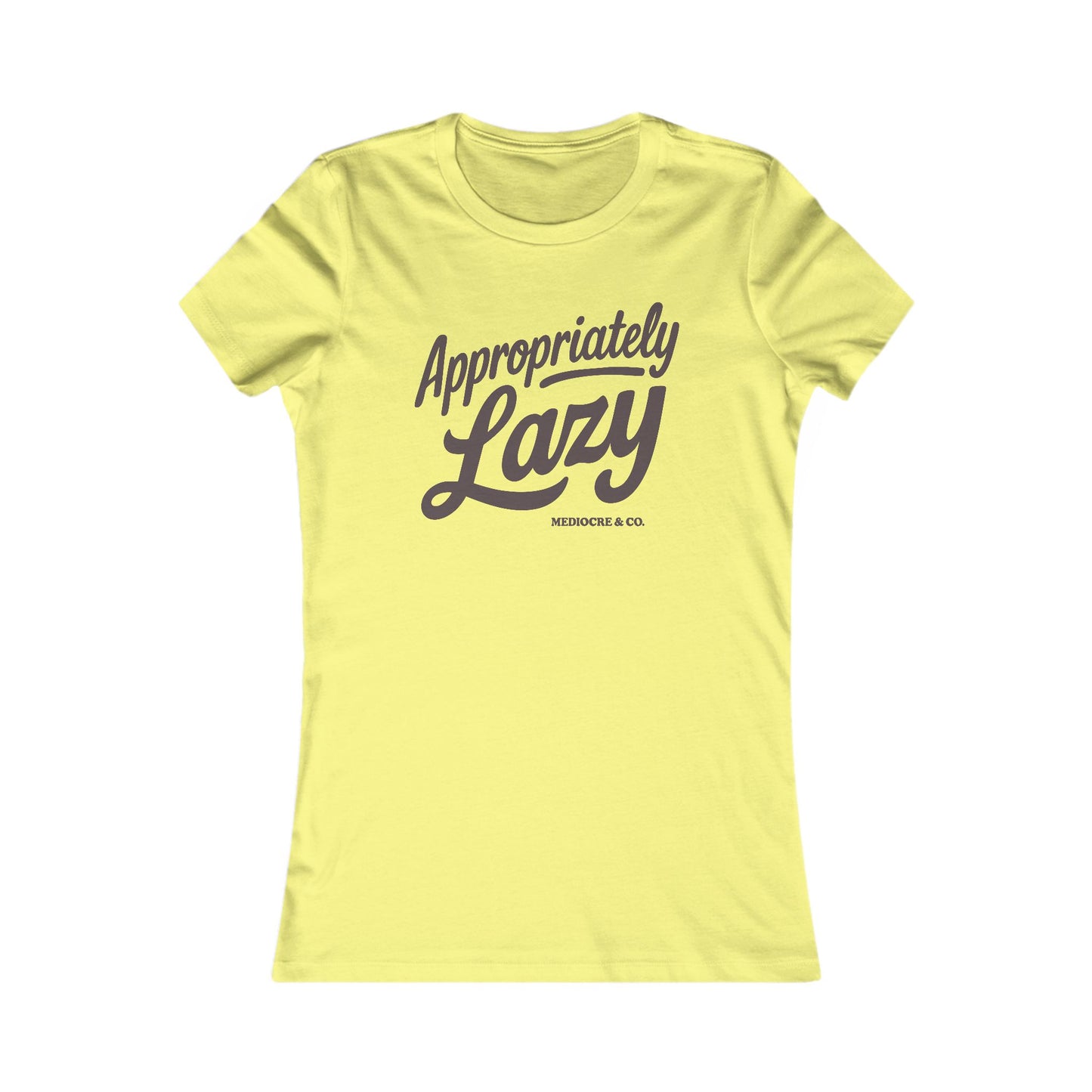 Appropriately Lazy Slim Fit Tee