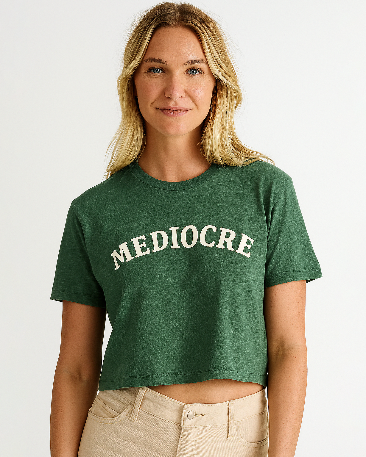 Mediocre Arch Festival Cropped Tee