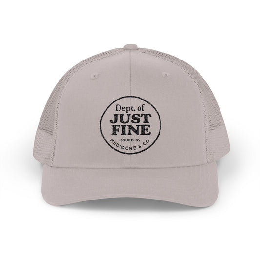 Dept. of Just Fine Trucker Hat