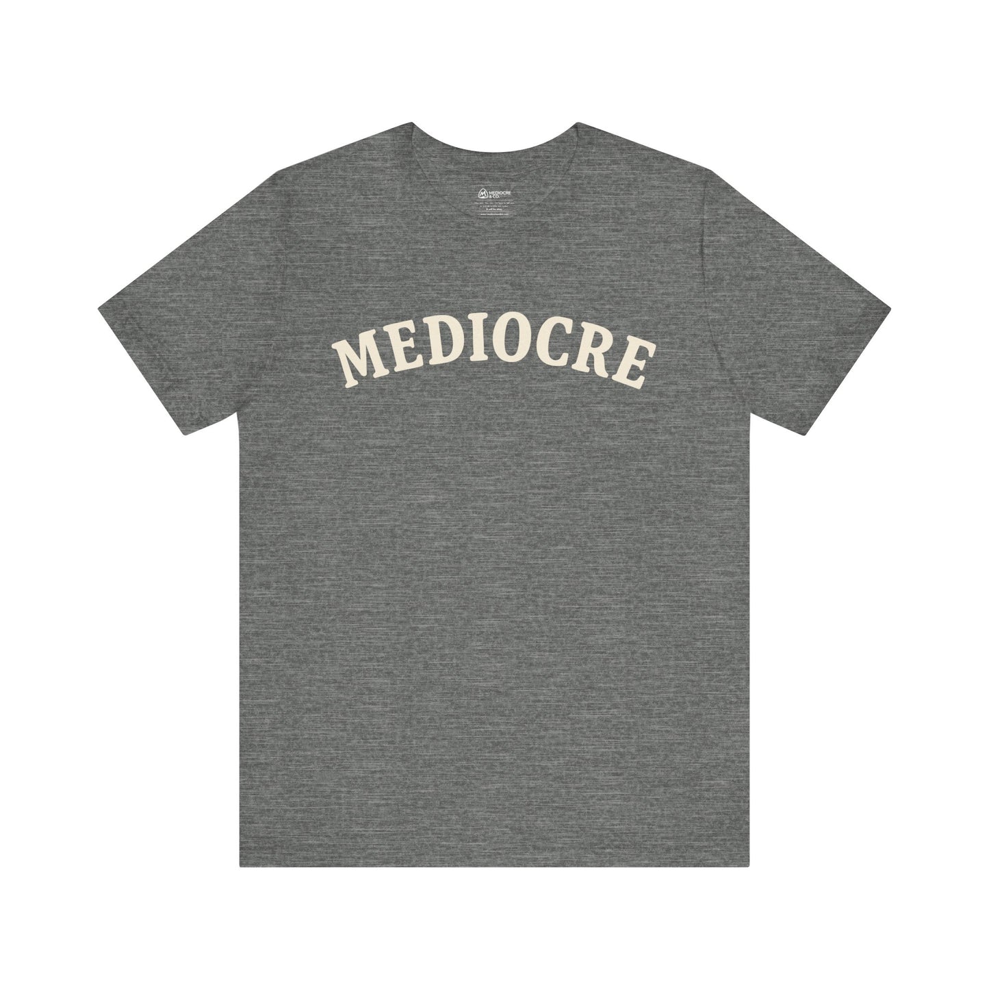 Mediocre Varsity Short Sleeve Tee