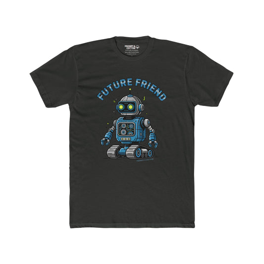 Future Friend Robot T-Shirt, Unisex Graphic Tee, Retro Robot Shirt, Gift for Tech Lovers, Fun Geek Fashion, Unique Birthday Present