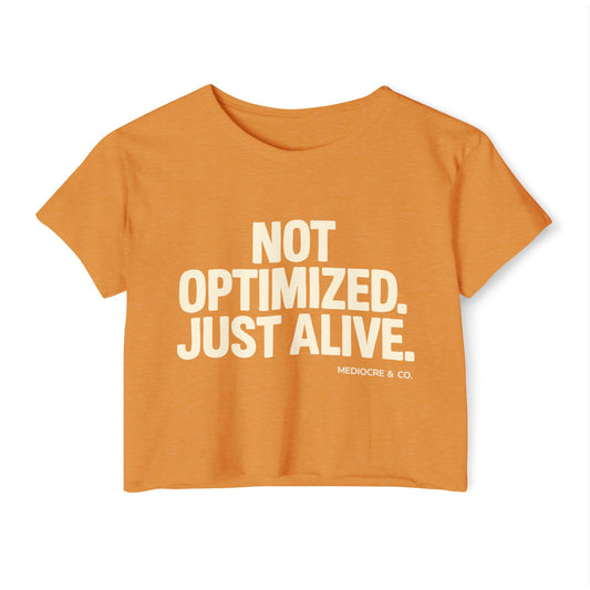 Not Optimized Festival Cropped Tee