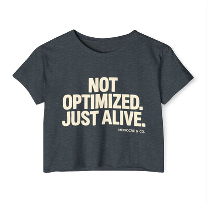 Not Optimized Festival Cropped Tee